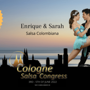 Enrique und Sarah at the Cologne Salsa Congress