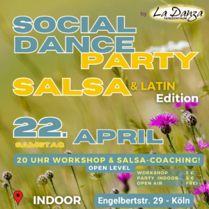 Salsa Social Dance & Workshop mit Coaching (indoor)