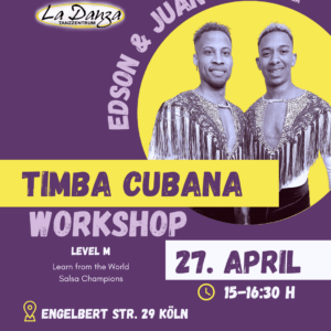 Timba Cubana (Level Mittelstufe) – Edson Blanco & Juan Salsa Champion