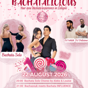 BACHATALICIOUS Party – 22. August