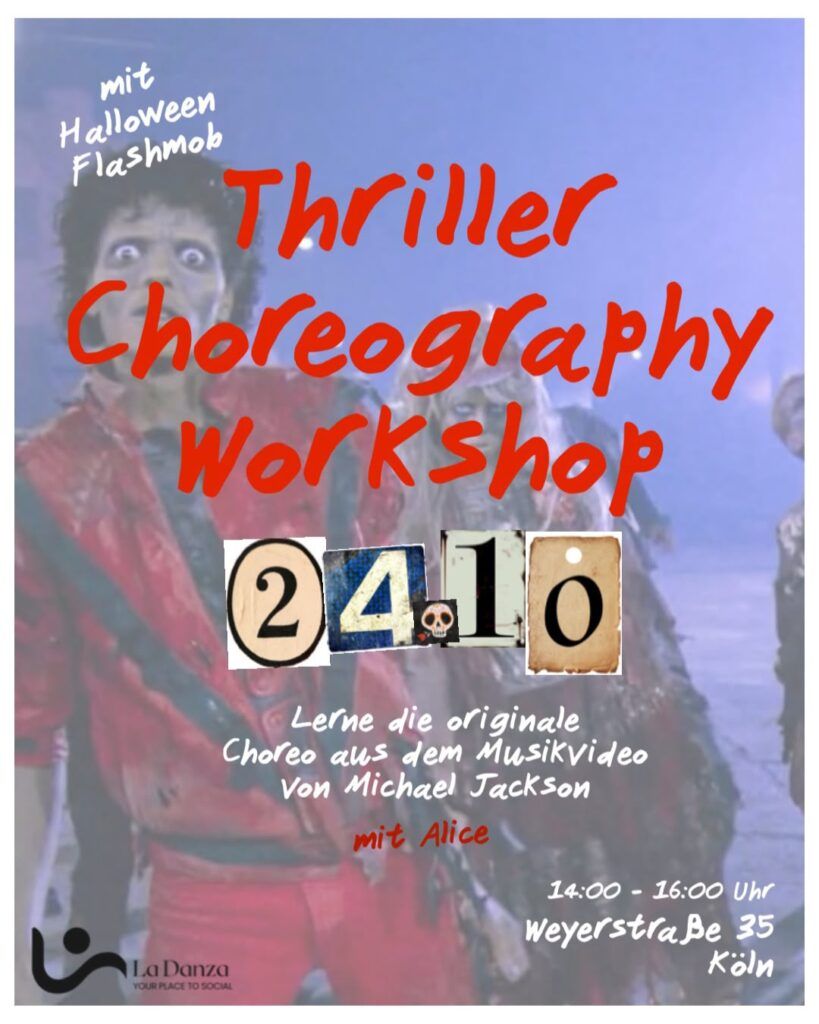 Thriller Choreography Workshop mit Alice